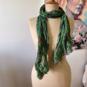 Flower scarf